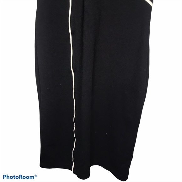 Anthropologie Maeve Cavatina Bodycon Dress Size 2 Black Sleeveless - Picture 4 of 6